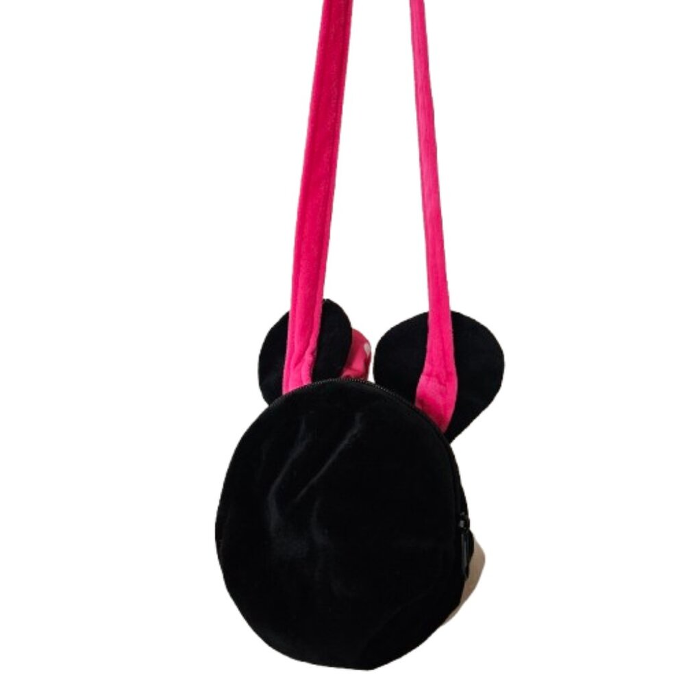 Fast Forward Disney Junior Minnie Mouse Plush Crossbody Shoulder Bag - Picture 3 of 10